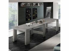 Table à manger extensible 90-300x51cm console design moderne pratika bronx AHD Amazing Home Design