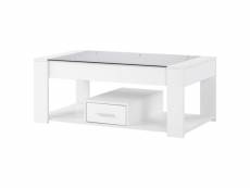 Table basse 100 cm blanc