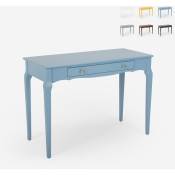 Table console élégante et fonctionnelle en bois shabby