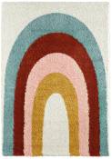 Tapis arc-en-ciel multicolore 120x160 cm