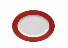 Thomas Grande Assiette Plate, Porcelaine, New Red /