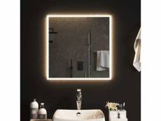 Vidaxl miroir de salle de bain à led 60x60 cm