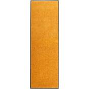 Vidaxl - Paillasson lavable Orange 60x180 cm