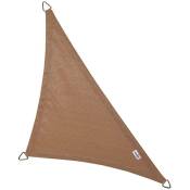 Voile d'ombrage triangulaire Coolfit sable 4 x 4 x