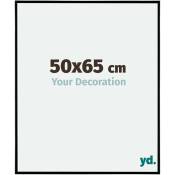 Your Decoration - 50x65 cm - Cadre Photo en Plastique Avec Verre acrylique - Anti-Reflet - Excellente Qualité - Noir Mat - Cadre Decoration Murale