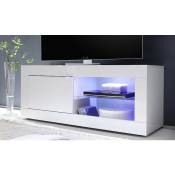 Azura Home Design - Meuble tv basic, 140 cm, blanc