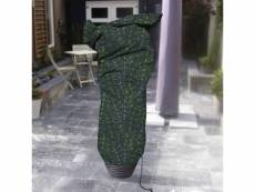 Capi housse d'hivernage pour plantes 150x250 cm imprimé vert et noir
