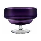 Centre de table violet Heads Up - Nude Glass