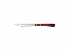 Couteau pour côtelettes amefa brasero métal bois (24 cm) (pack 12x)