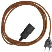 Creative Cables - Snake - Lampe plug-in avec câble textile coloré 5 Mètres - RC23 - RC23