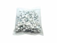 Fer 52893 sac professionnel agrafe de polyéthylène, blanc, 12 mm 52893