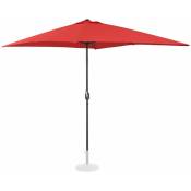 Helloshop26 - Grand parasol de jardin rectangulaire 200 x 300 cm rouge - Rouge