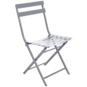 Hesperide - Chaise de jardin pliante Greensboro gris