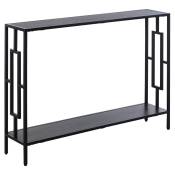 HOMCOM Table Console Table d'appoint Design Industriel