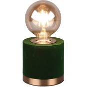 Lúzete - lampe de table gannicus velours vert E27
