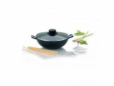 Mini wok en fonte 24cm + 4 accessoires - 77747 77747