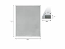 Moustiquaire pour fenêtre cadre blanc en aluminium