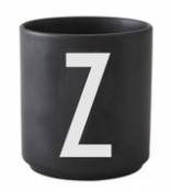 Mug A-Z / Porcelaine - Lettre Z - Design Letters noir en céramique