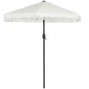 Outsunny Parasol de jardin inclinable parasol avec