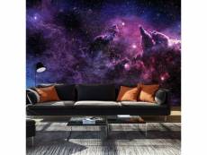 Papier peint intissé paysages purple nebula taille