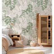 Papier peint panoramique motif floral Vert 384x300cm