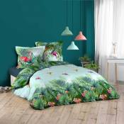 Parure de lit paradis exotique - Multicolore - 240 x 220 cm