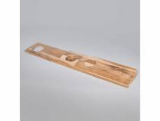 Planche de présentation board bords droits en bois