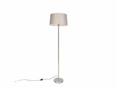 Qazqa led lampadaires simplo - taupe - moderne - d 450mm