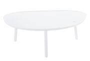 Table basse Ninfea H 35 cm - Zanotta blanc en plastique