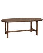 Table de salle à manger en bois de sapin marron 160x75cm