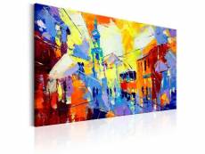 Tableau colours of the city taille 60 x 40 cm PD10147-60-40
