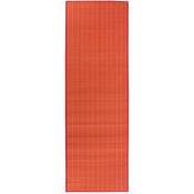 Thedecofactory - bali chic - Tapis en bambou rouge 200x65 - Rouge