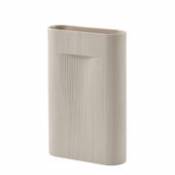 Vase Ridge Large / H 48 cm - Céramique - Muuto blanc en céramique