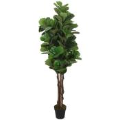 Vidaxl - Ficus lyrata artificiel 96 feuilles 80 cm