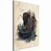 Artgeist - Tableau Stately Buffalo (1 Part) Vertical - 40 x 60 cm