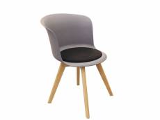 Chaise design scandinave enko - gris