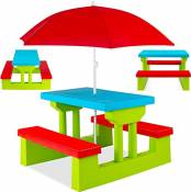 Coil Table de pique-nique multicolore pour enfant -
