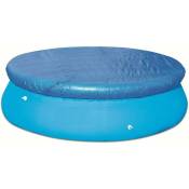 Couverture de piscine ronde, couverture de piscine anti-poussière durable et anti-pluie pour pataugeoires gonflables pour piscine familiale, Convient