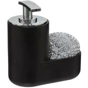 Distributeur savon avec éponge 300ml noir - Noir -
