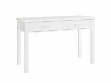 Finebuy table de bureau 120 x 77 x 50 cm blanc table