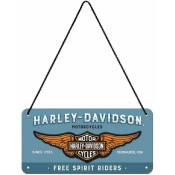 Harley Davidson - Petite Plaque à suspendre en métal