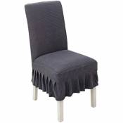 Housses de chaise 4 pièces, housses de chaise de protection classiques élastiques, housses de chaise extensibles, housses de chaise, pour la maison,