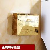 Joeesun Boîte à mouchoirs en acier inoxydable bac