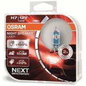 Kit 2 ampoules Halogène auto Osram night breaker®