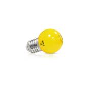 Miidex Lighting - Ampoule led E27 Couleur Bulb G45 1W Jaune