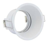 Miidex Lighting - Support de spot Orientable Basse Luminance Ø82mm ® blanc
