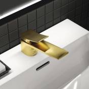Mitigeur lavabo Conca avec tirette et vidage Or - or