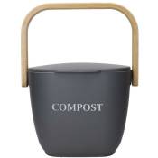Natural Elements - Bamboo composting bin de kitchen,
