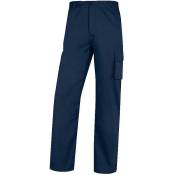 Pantalon 100 % coton paliga coloris bleu foncé taille
