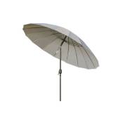 Parasol rond inclinable mushroom Gris